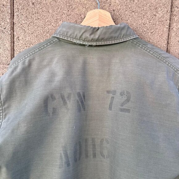 85' USN Stenciled A2 Deck Jacket - Picture 4 of 8